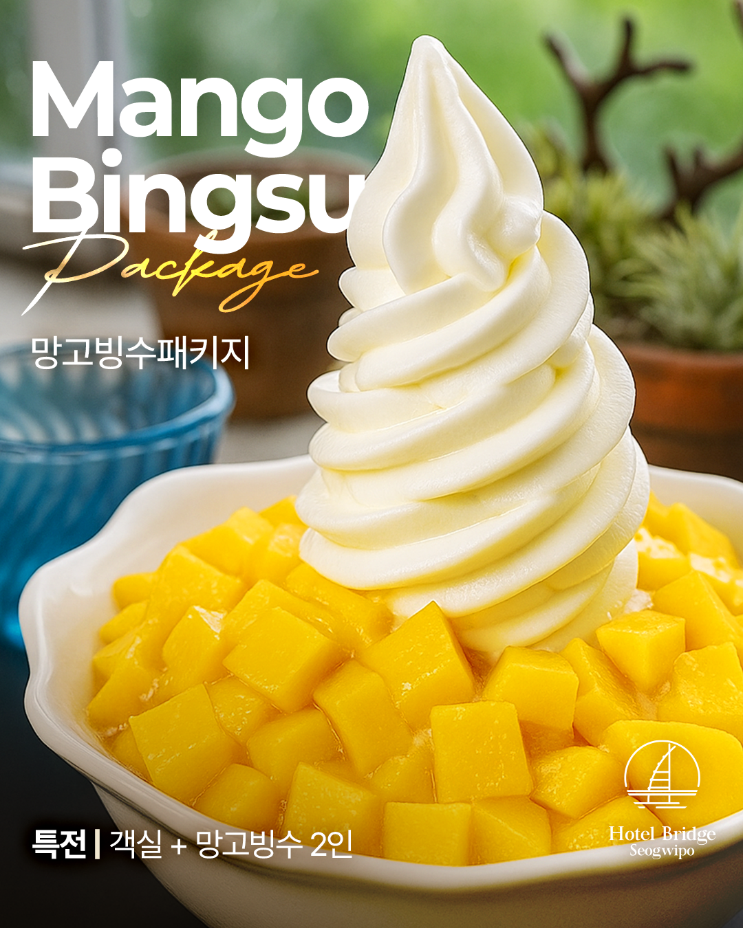애플망고빙수 2인 패키지